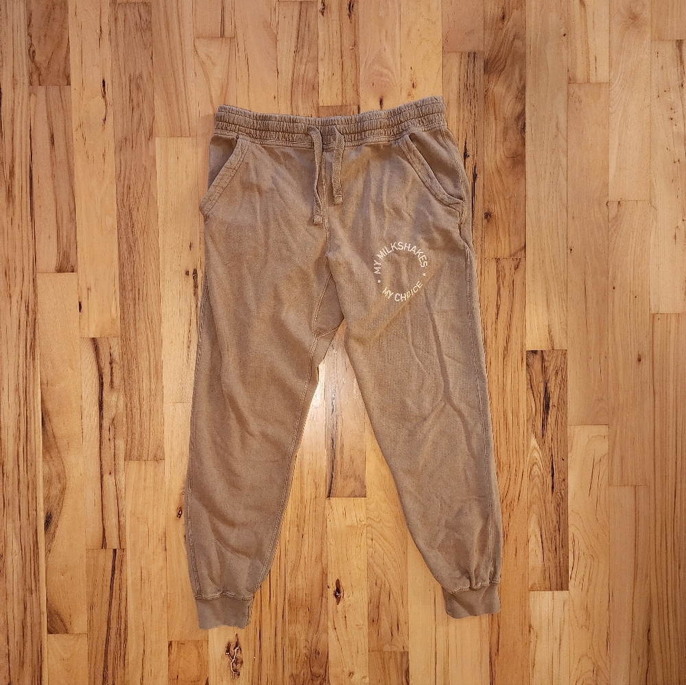 The Little Milk Bar My Milkshakes My Choice Tan Hoodie And Sweatpants Set - Picture 4 of 6